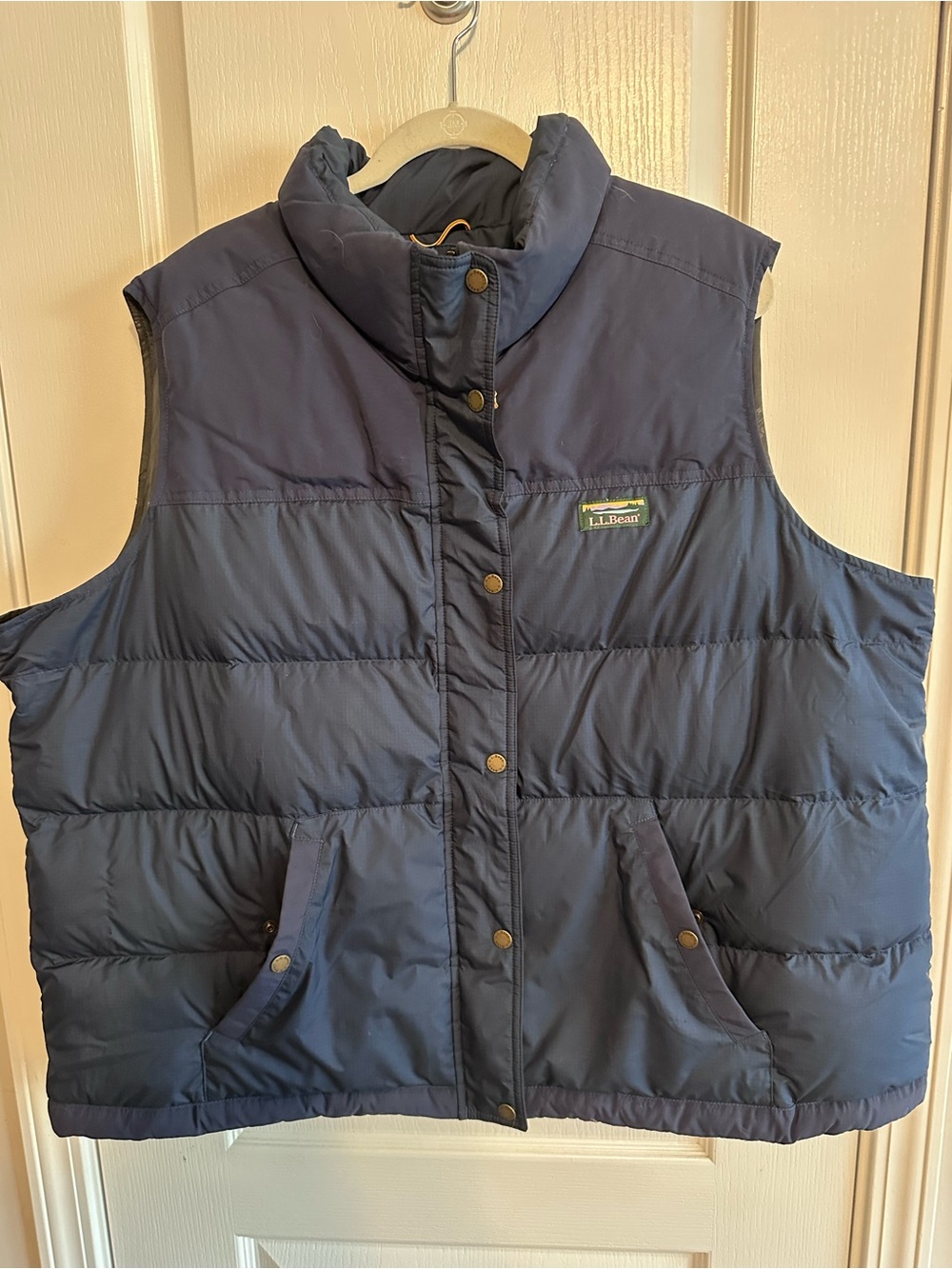 L.L.Bean Navy Quilted Insulated Jacket